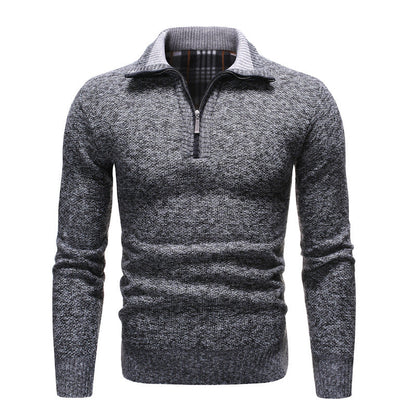 Herren Pullover Reverskragen Strukturierte Form