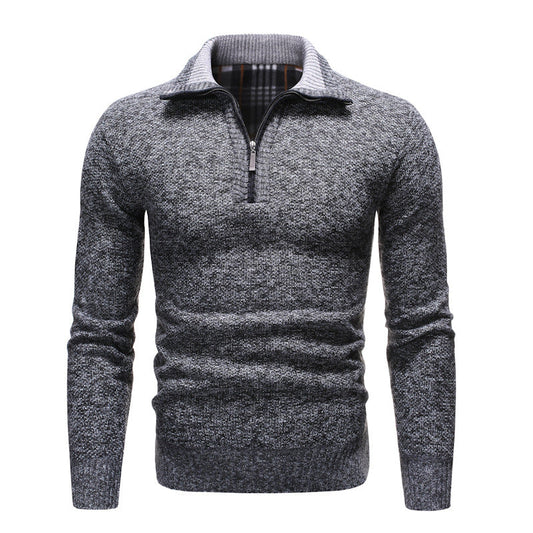 Herren Pullover Reverskragen Strukturierte Form
