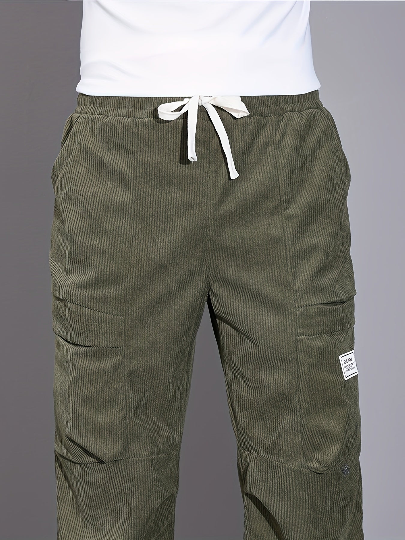 Herren Cord-Jogger mit lockerem, tailliertem Schnitt