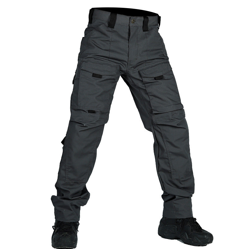 Men's Camouflage Training Pants with Multiple Pockets, Outdoor Pants