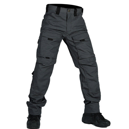 Men's Camouflage Training Pants with Multiple Pockets, Outdoor Pants