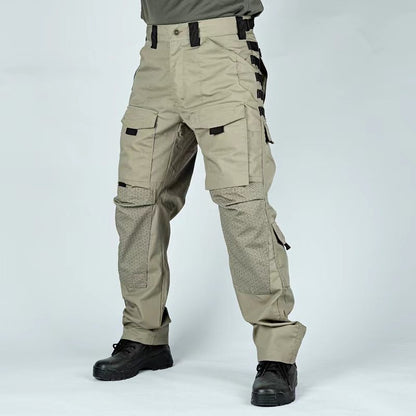 Men's Camouflage Training Pants with Multiple Pockets, Outdoor Pants