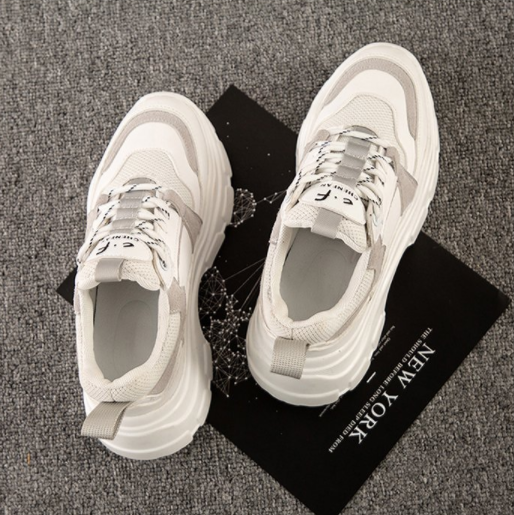 Damen Laufschuhe Leicht Atmungsaktiv Runde Zehenpartie Gummisohle