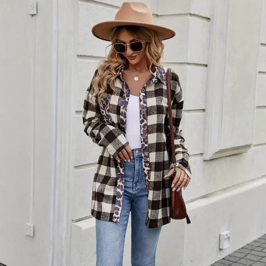 Damen Plus-Size Langarmhemd Mit Glockenärmeln