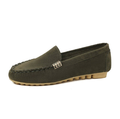 Damen Ballerinas mit Flachem Absatz, Runder Zehenkappe und Niedrigem Schaft, Viskose-Sohle