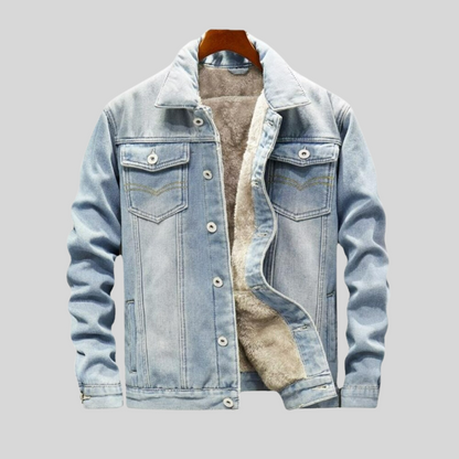 Men's Jeans Jacket Long Sleeve Classic Design