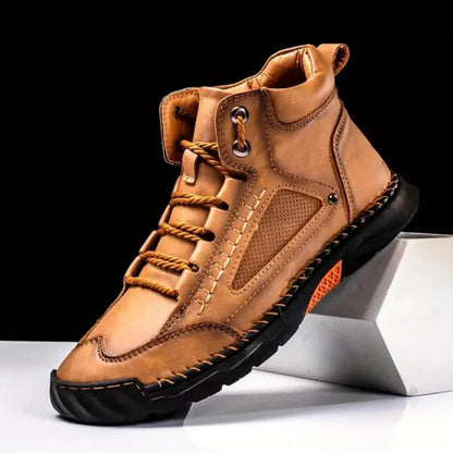 Men's Work Shoes with Orthopedic Insole, Arch Support, and Non-Slip Sole