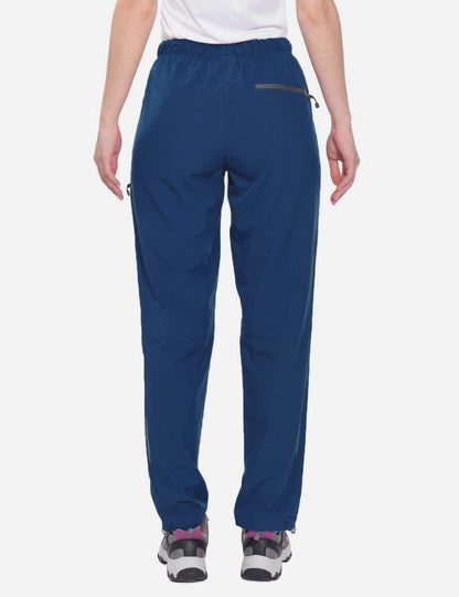 Damen Wanderhose Mit Kordelzug, Reißverschlusstaschen Und Verstellbaren Bündchen