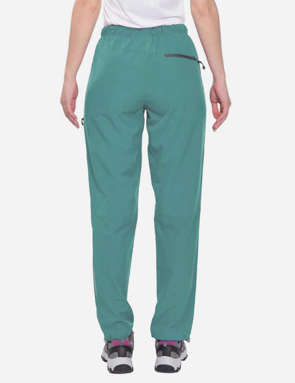 Damen Wanderhose Mit Kordelzug, Reißverschlusstaschen Und Verstellbaren Bündchen
