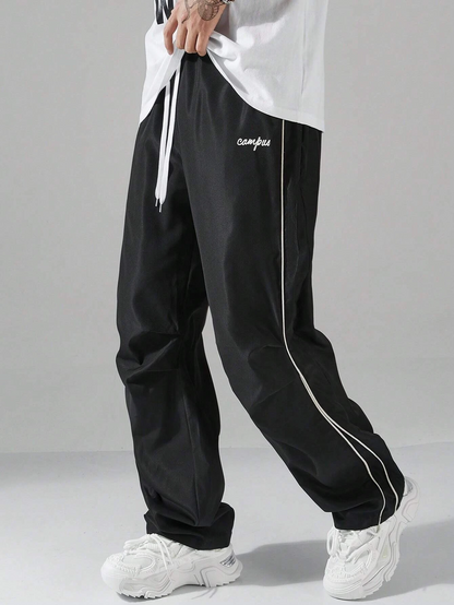 Herren Trainingshose mit geradem Bein und Kordelzug – Entspannter Schnitt