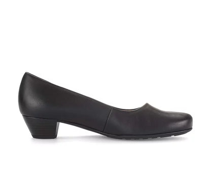 Damen Pumps mit Blockabsatz rundem Zeh und 3,5 cm Absatzhöhe