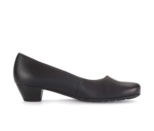 Damen Pumps mit Blockabsatz rundem Zeh und 3,5 cm Absatzhöhe