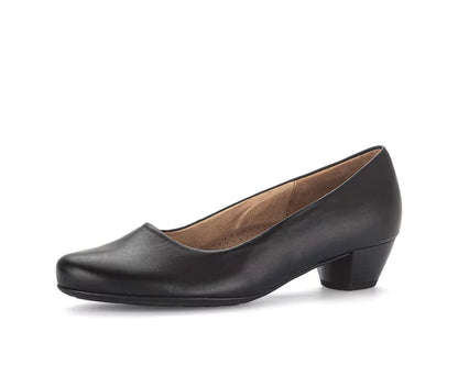 Damen Pumps mit Blockabsatz rundem Zeh und 3,5 cm Absatzhöhe