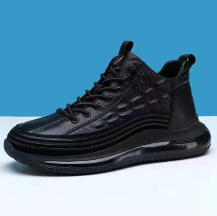 Herren-Winter-Air-Cushion-Schuhe mit Elastikband und verziertem Design