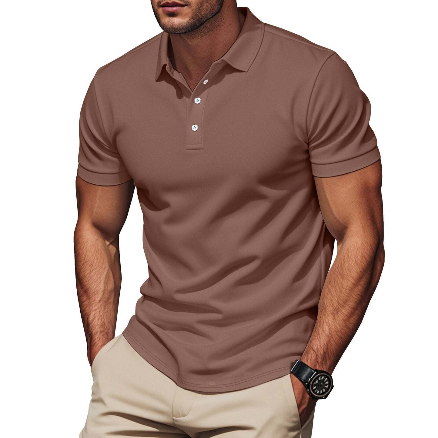 Men's Summer Short-Sleeve T-Shirt Pullover Various Colors