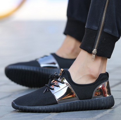Herren-Sneaker für den Frühling mit Mesh-Obermaterial und Gummisohle