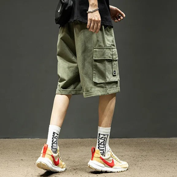 Herren Sommer-Cargo-Shorts mit lockerem Schnitt – Praktische Taschen