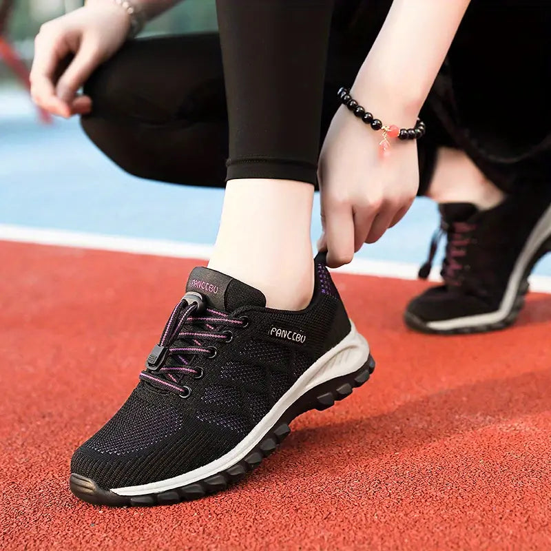 Women's Orthopedic Sneakers with Breathable Mesh and Padded Sole