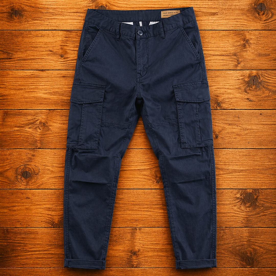 Herren Slim Cargo Hose mit Mehreren Taschen – Leichtes Design