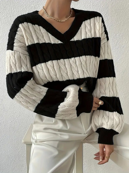 Damen Pullover Mit Lockerer Passform Und Weicher Struktur