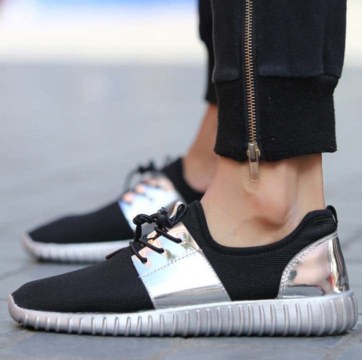 Herren-Sneaker für den Frühling mit Mesh-Obermaterial und Gummisohle