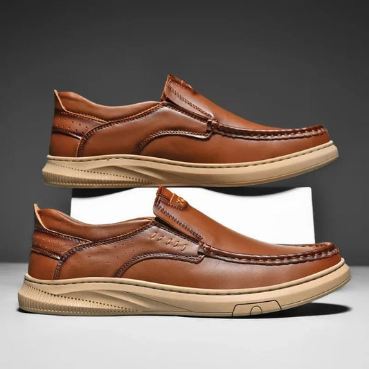 Herren-Slip-on-Loafer mit gepolsterter Innensohle und Gummisohle