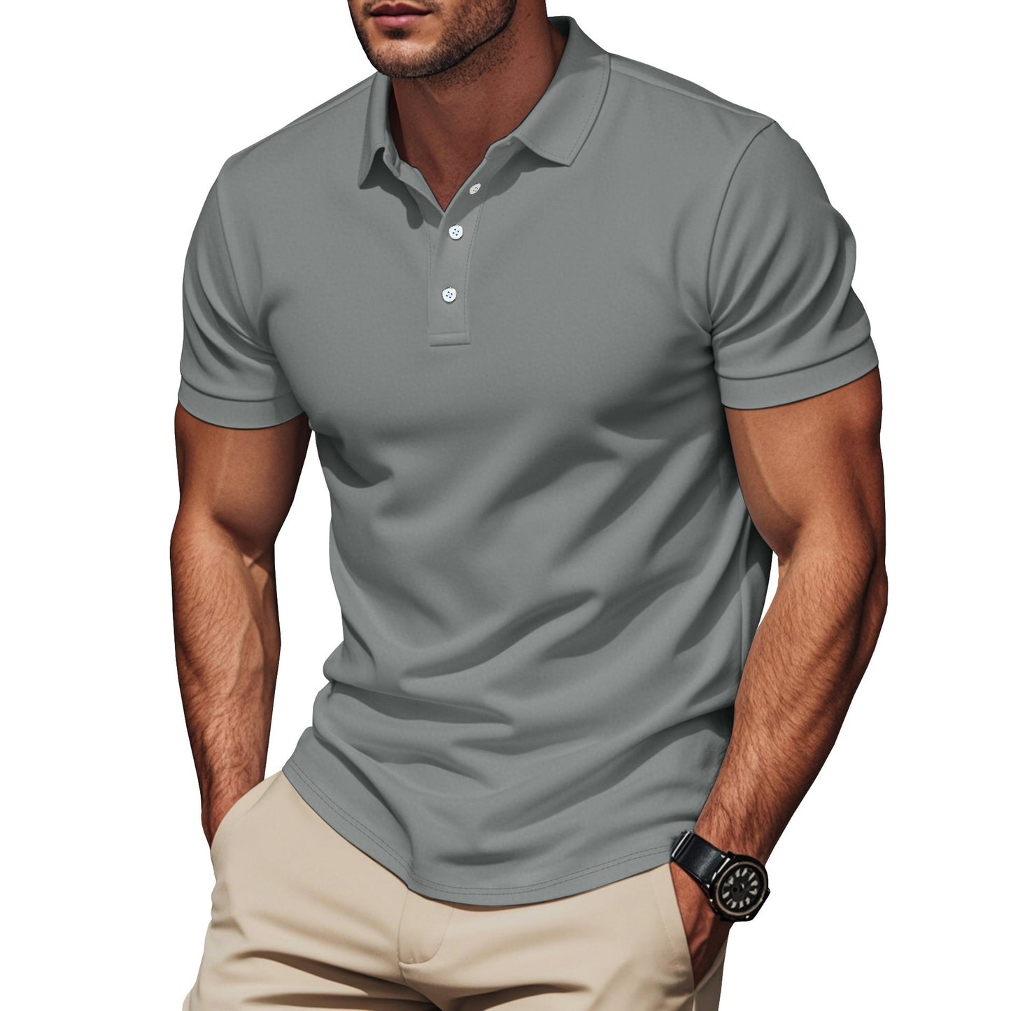 Men's Summer Short-Sleeve T-Shirt Pullover Various Colors