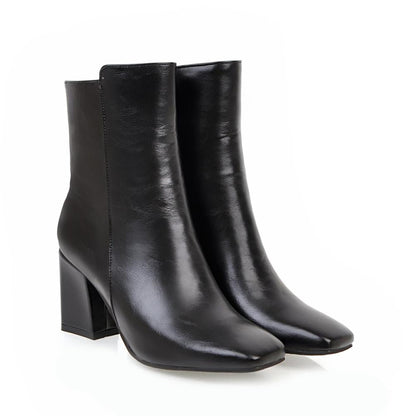 Damen-Stiefeletten mit hohem Absatz aus einer weiteren Produktansicht