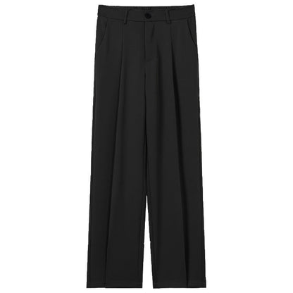 Men's Suit Pants for Autumn, Straight Cut, with Micro-Elastic