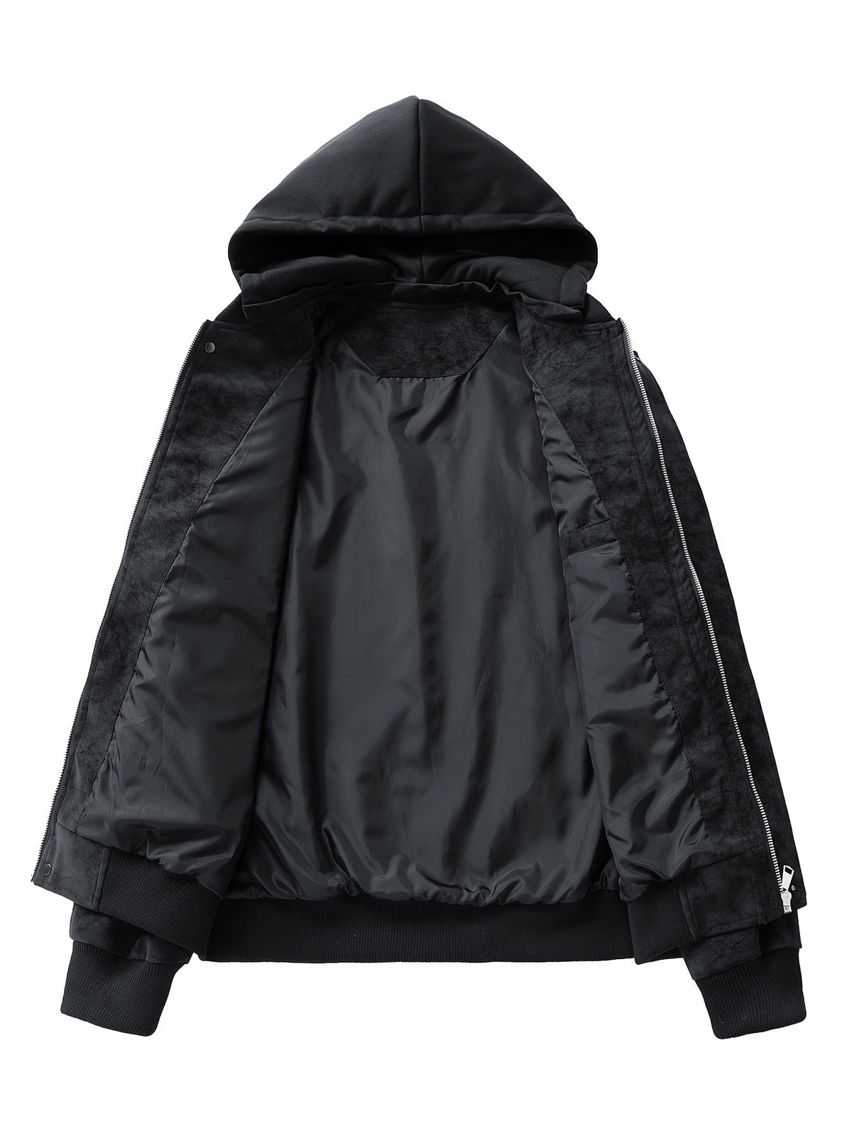 Sportliche Jacke mit Kapuze und praktischem Reissverschluss