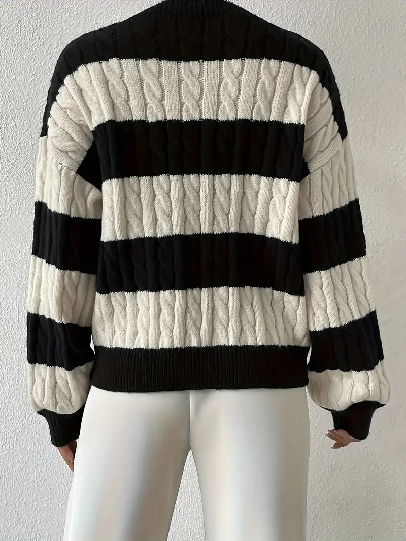 Damen Pullover Mit Lockerer Passform Und Weicher Struktur