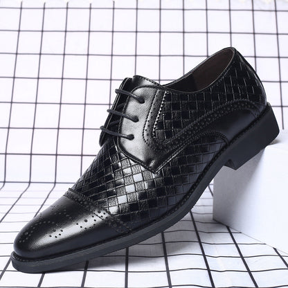 Herren Business Schnürschuhe mit Spitzkappe – Rutschfeste Sohle