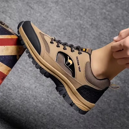 Men's Orthopedic Walking Shoes with Shock-Absorbing Sole and Slip-Resistant Outsole