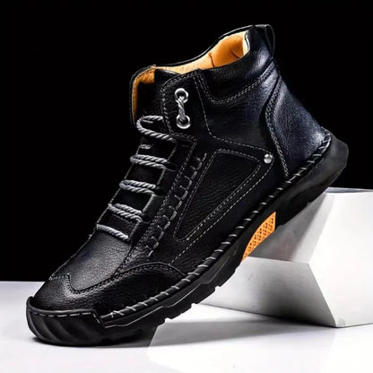Men's Work Shoes with Orthopedic Insole, Arch Support, and Non-Slip Sole