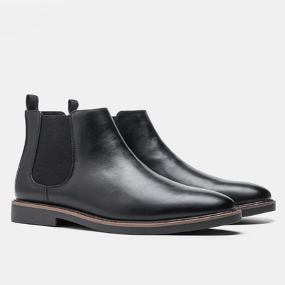 Herren Chelsea Stiefel Slip-On Elastische Einsätze Stoßdämpfende Sohle