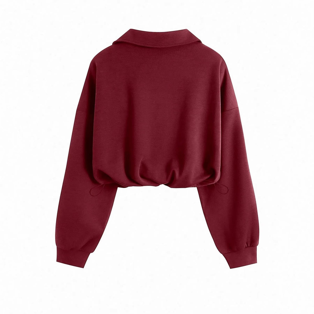 Langarm Sweatshirt Mit Reissverschluss Aus Baumwollmischung