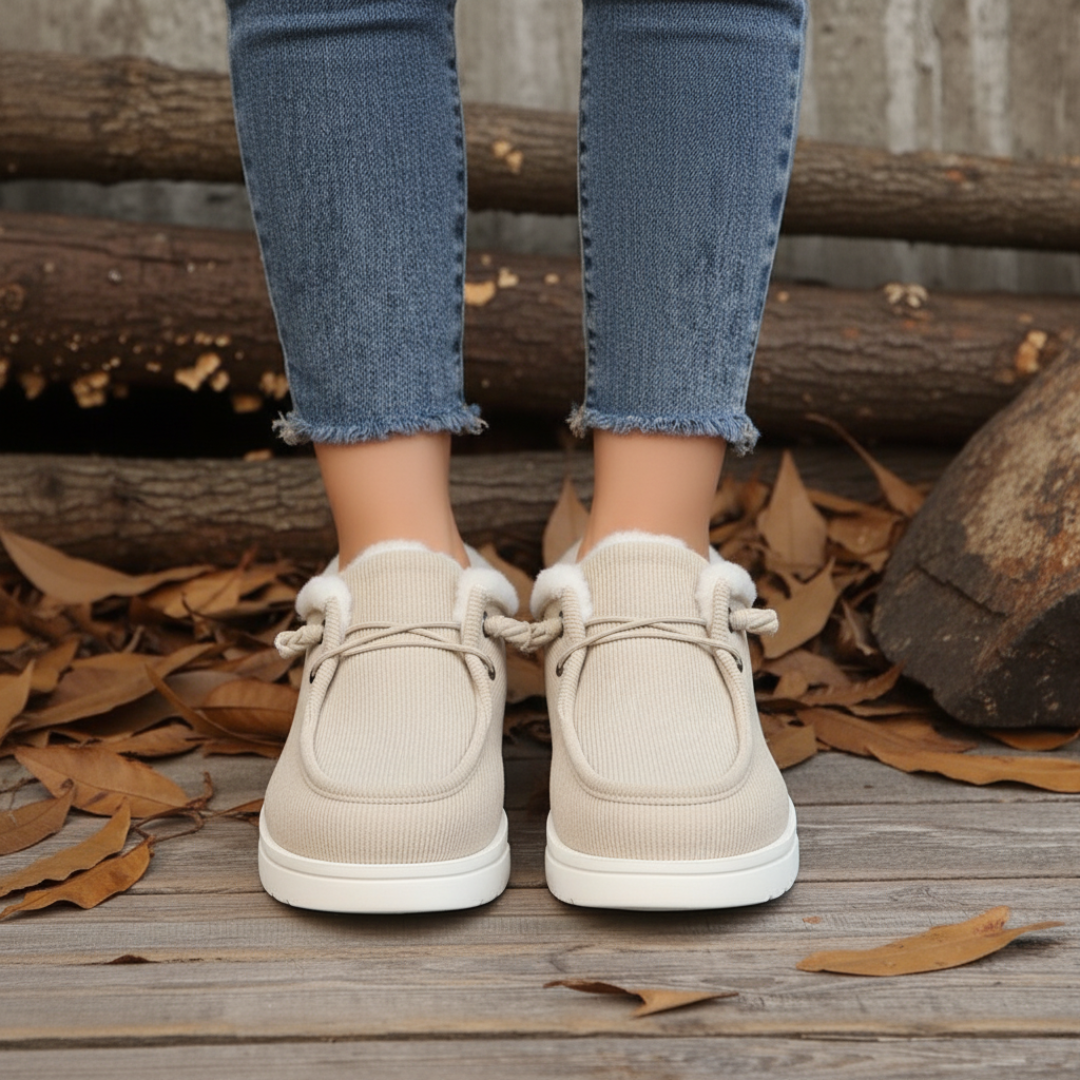 Damen Winter Slip-On Schuhe Mit Rutschfester Sohle Und Flexibler Passform