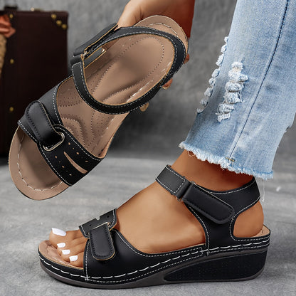 Women's Orthopedic Sandals with Adjustable Straps and Padded Sole