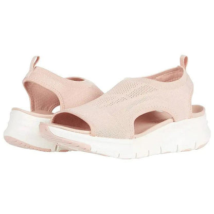Women's summer slip-on shoes with arch support and shaped footbed