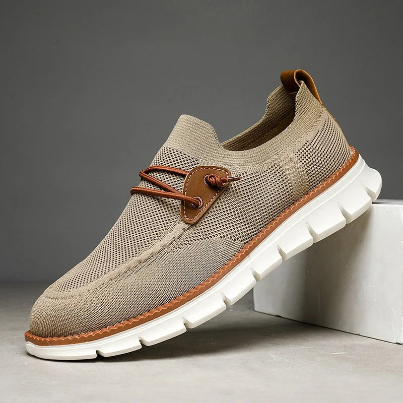 Herren Slip-On Mesh Loafer – Atmungsaktive Leichte Freizeitschuhe