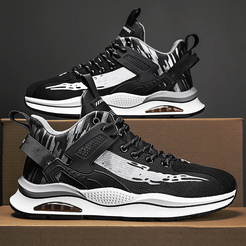 Damen-Plateau-Sportschuhe Mit Schnürung, Pvc-Gummisohle