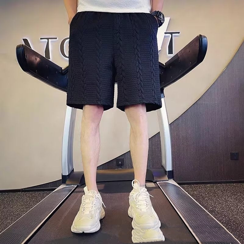 Herren Sommer Piratenshorts, Lockere Passform, Gerades Bein, Sportlicher Stil