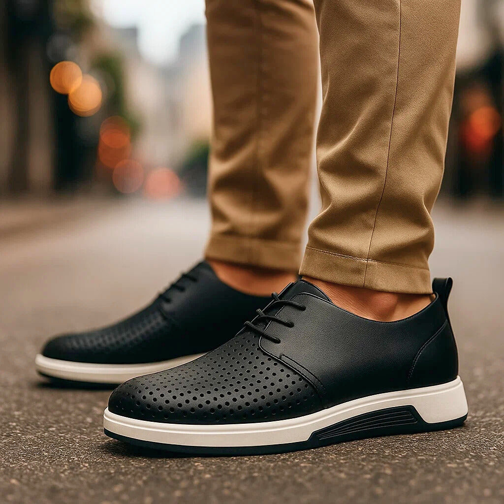 Herren Loafer Mit Slip-On-Design, Belüftetem Oberteil Und Griffiger Laufsohle