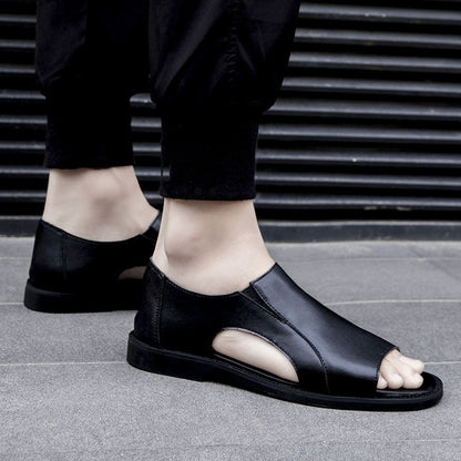 Herren-Sommersandalen Für Den Strand, Rutschfest, Atmungsaktiv, Verstellbare Riemen