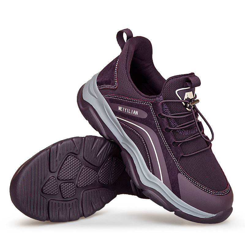 Damen Outdoor Walking Schuhe mit runder Spitze – Mesh Look