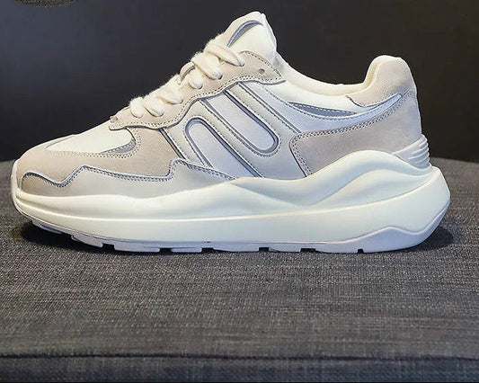 Damen-Herbstlaufschuhe, Flache Runde Zehenpartie, Vielseitiges Design