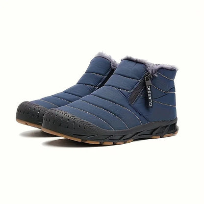 Women's Winter Boots with Fleece Lining Waterproof and Cold-Resistant