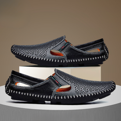 Herren Sommersandalen Atmungsaktives Design Verstellbarer Riemen Leichtes Design