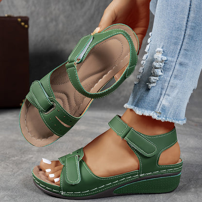 Women's Orthopedic Sandals with Adjustable Straps and Padded Sole