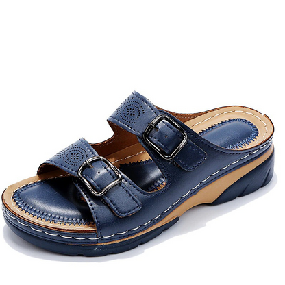 Orthopädische Sommersandalen Für Damen Mit Fußgewölbeunterstützung, Breite Passform Und Verstellbare Riemen